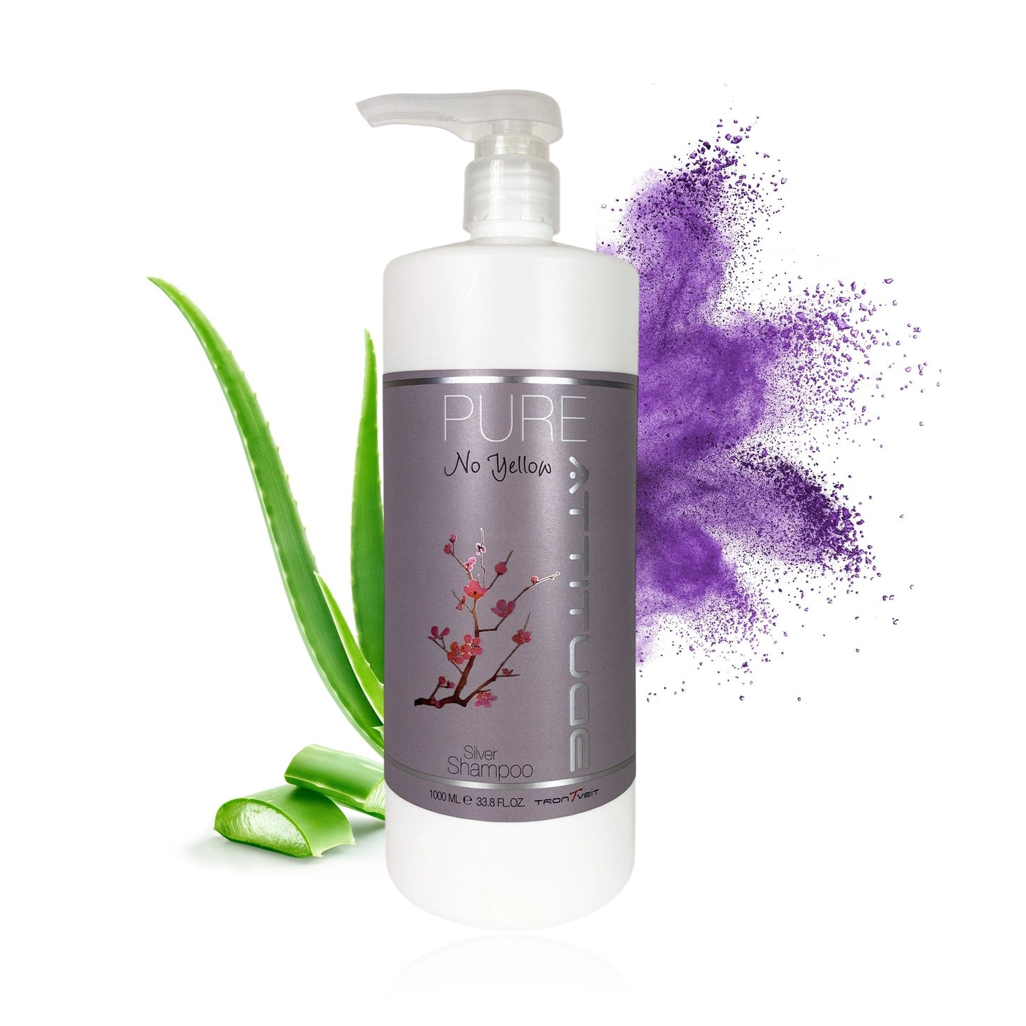 Trontveit Attitude PURE No Yellow Shampoo 1000ml