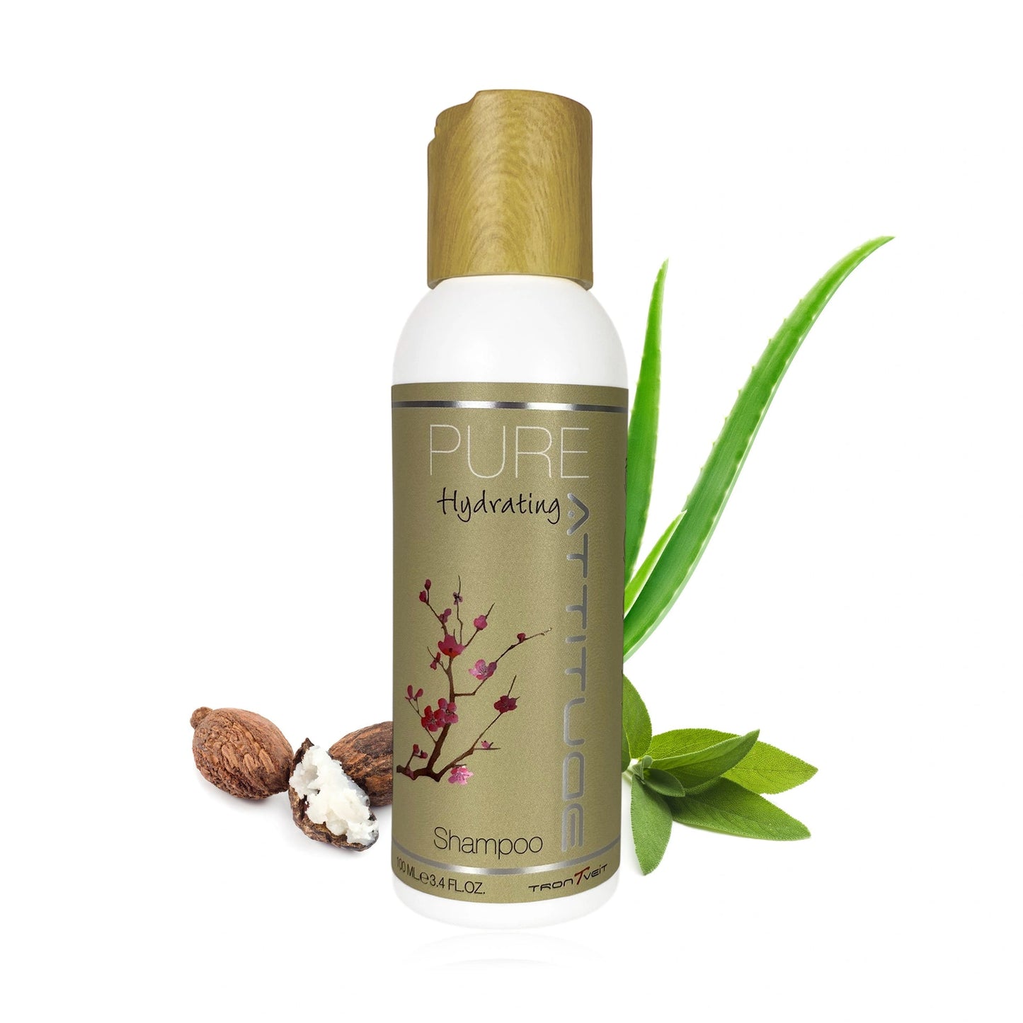 Trontveit Attitude PURE Hydrating Shampoo 100ml (MATKAKOKO)