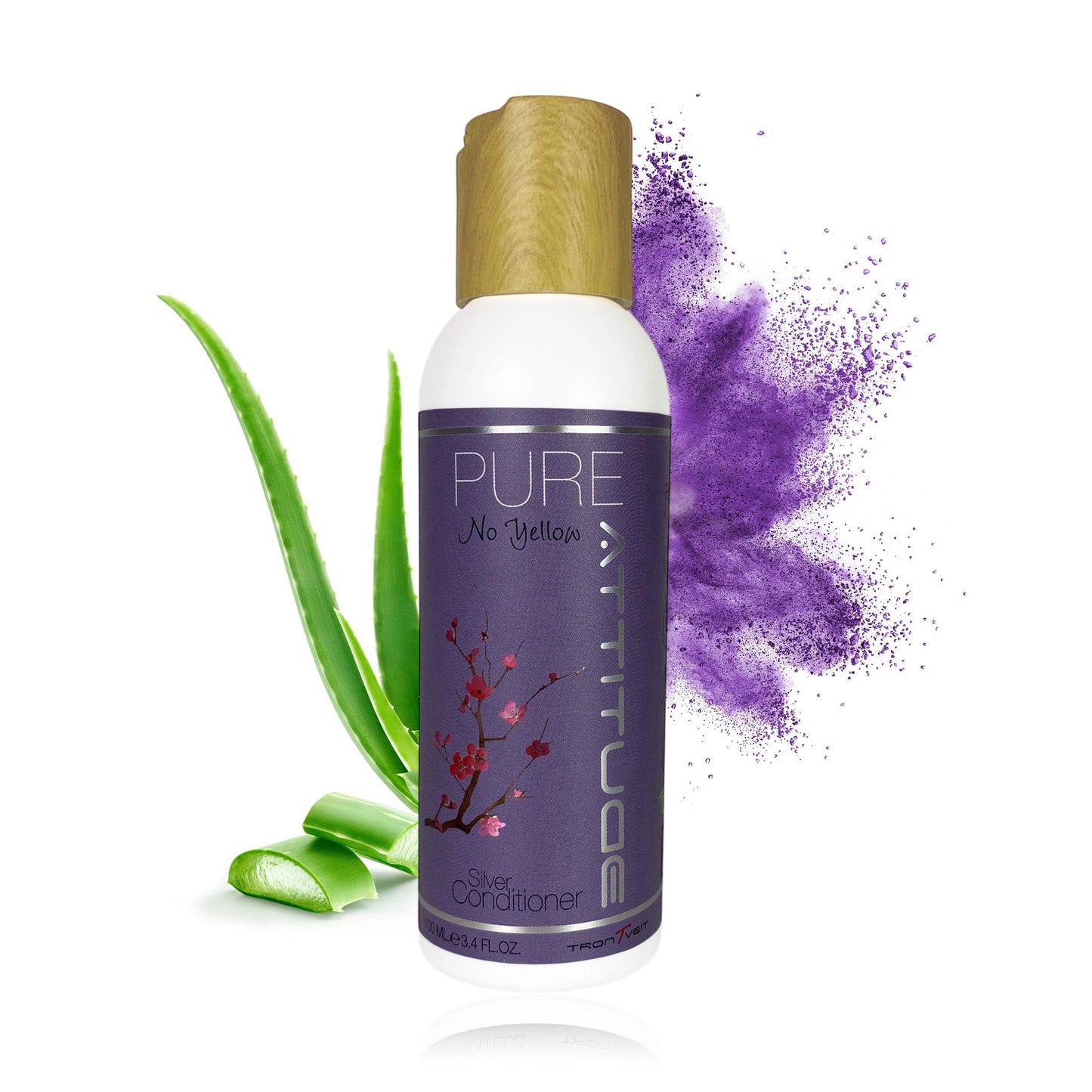 Trontveit Attitude PURE No Yellow Conditioner 100ml (MATKAKOKO)